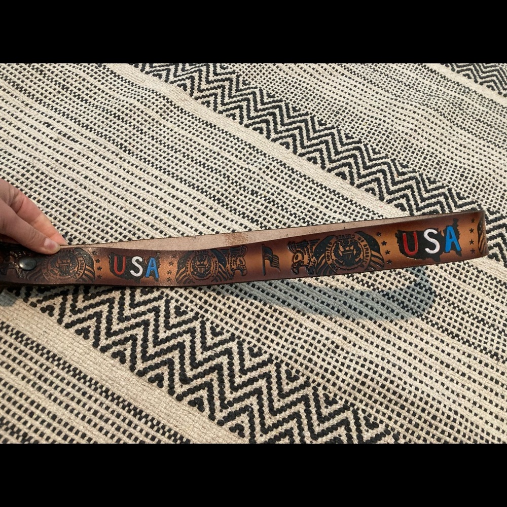 3/$20✨USA Leather Branded Belt